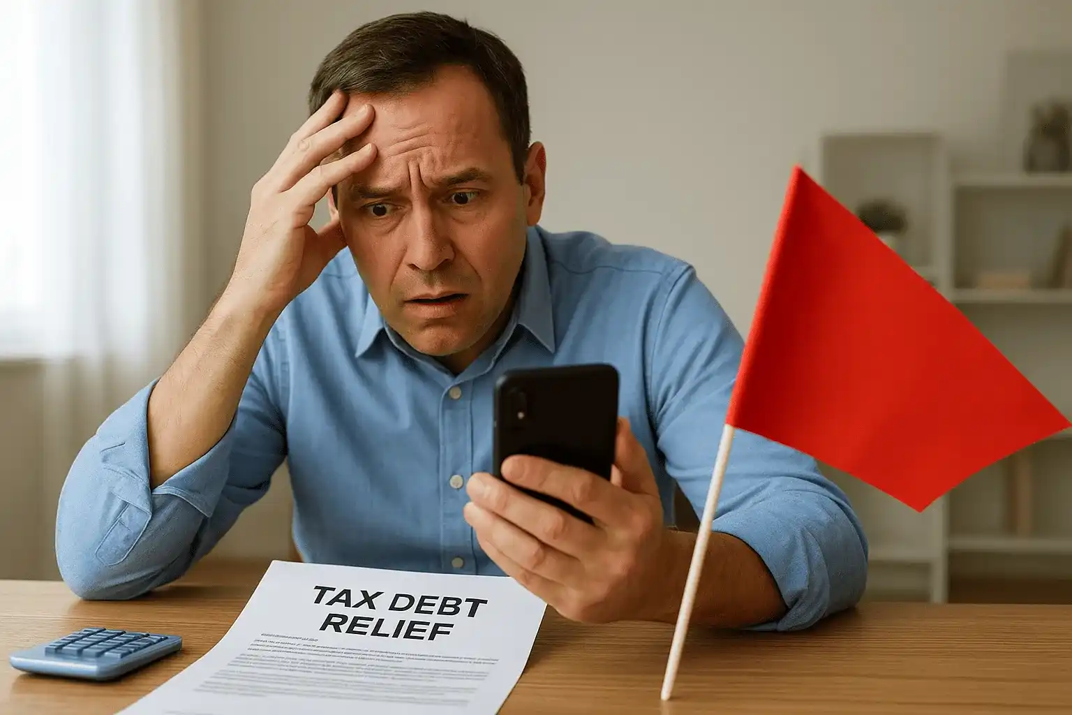 Red flags that signal a tax relief scam