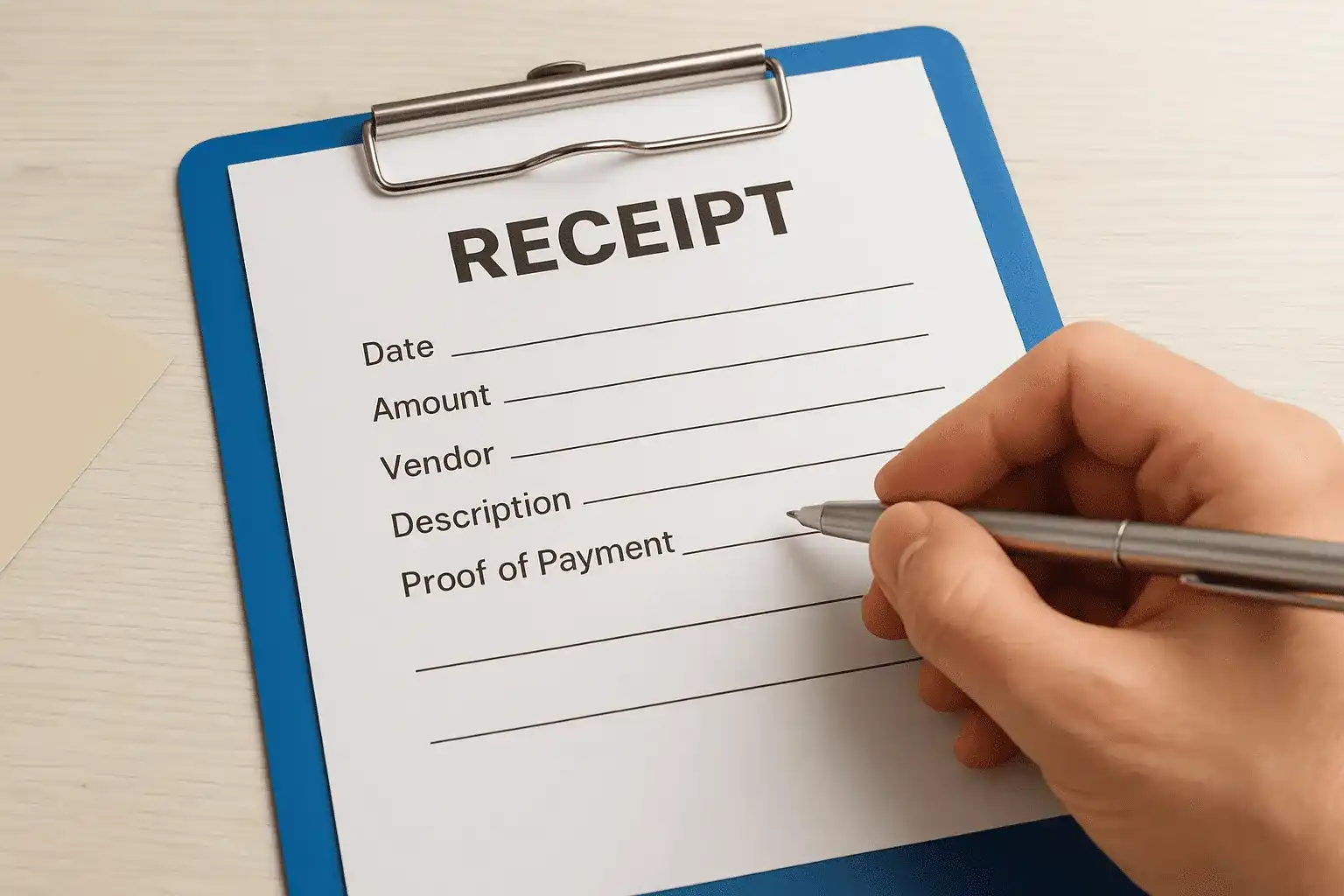 Required information on every receipt