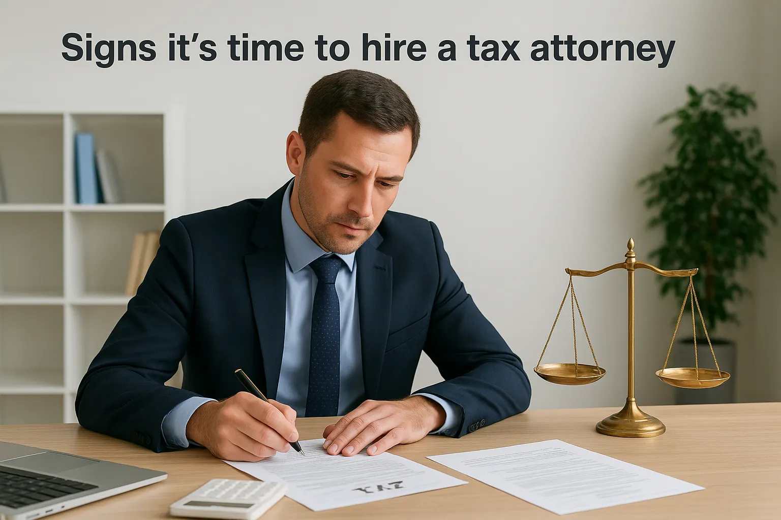 Signs it's time to hire a tax attorney