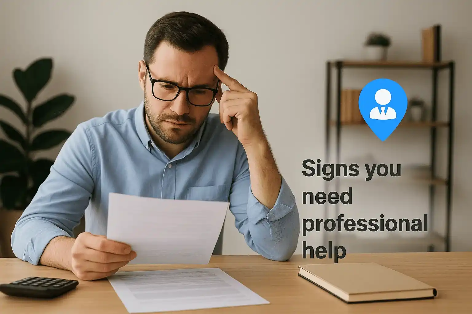 Signs you need professional help