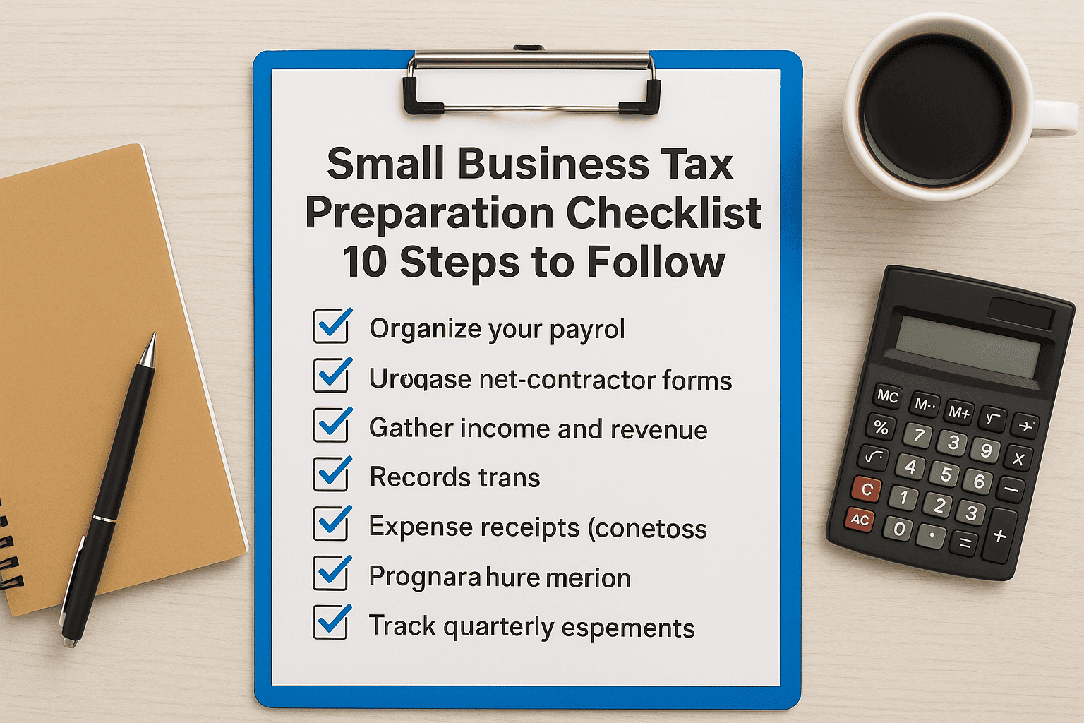 small business tax preparation checklist