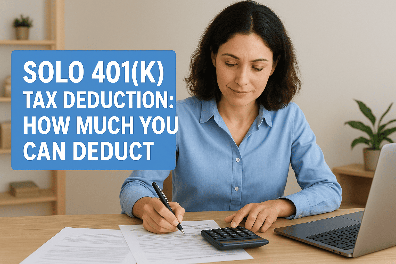 solo 401 k tax deduction