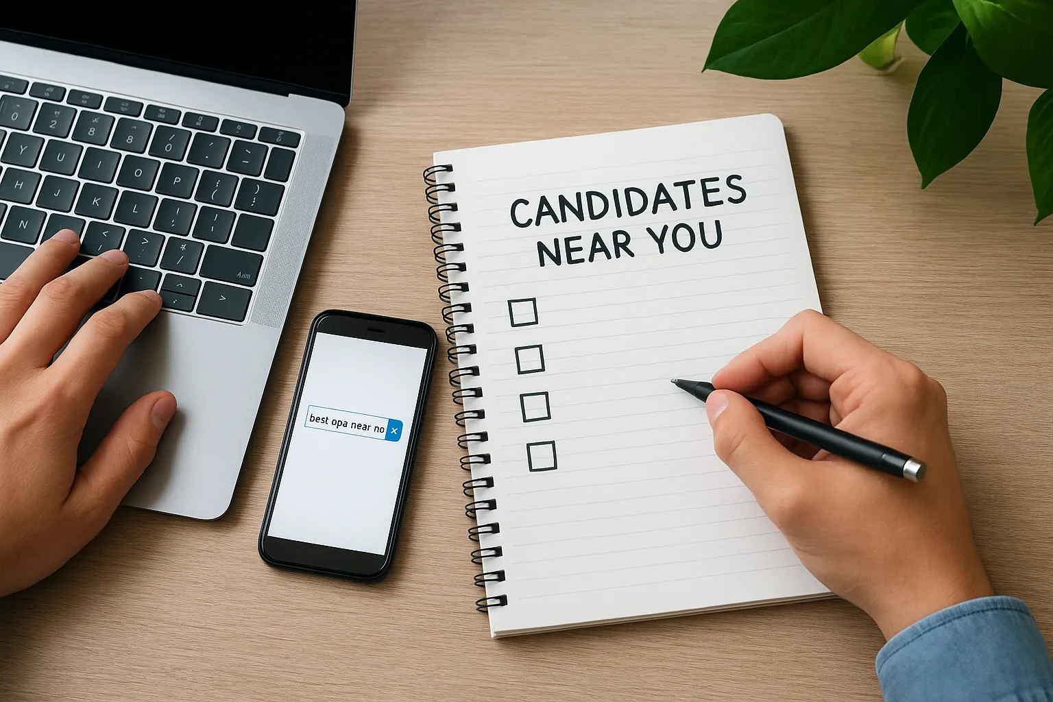 Step 1. Build a list of candidates near you