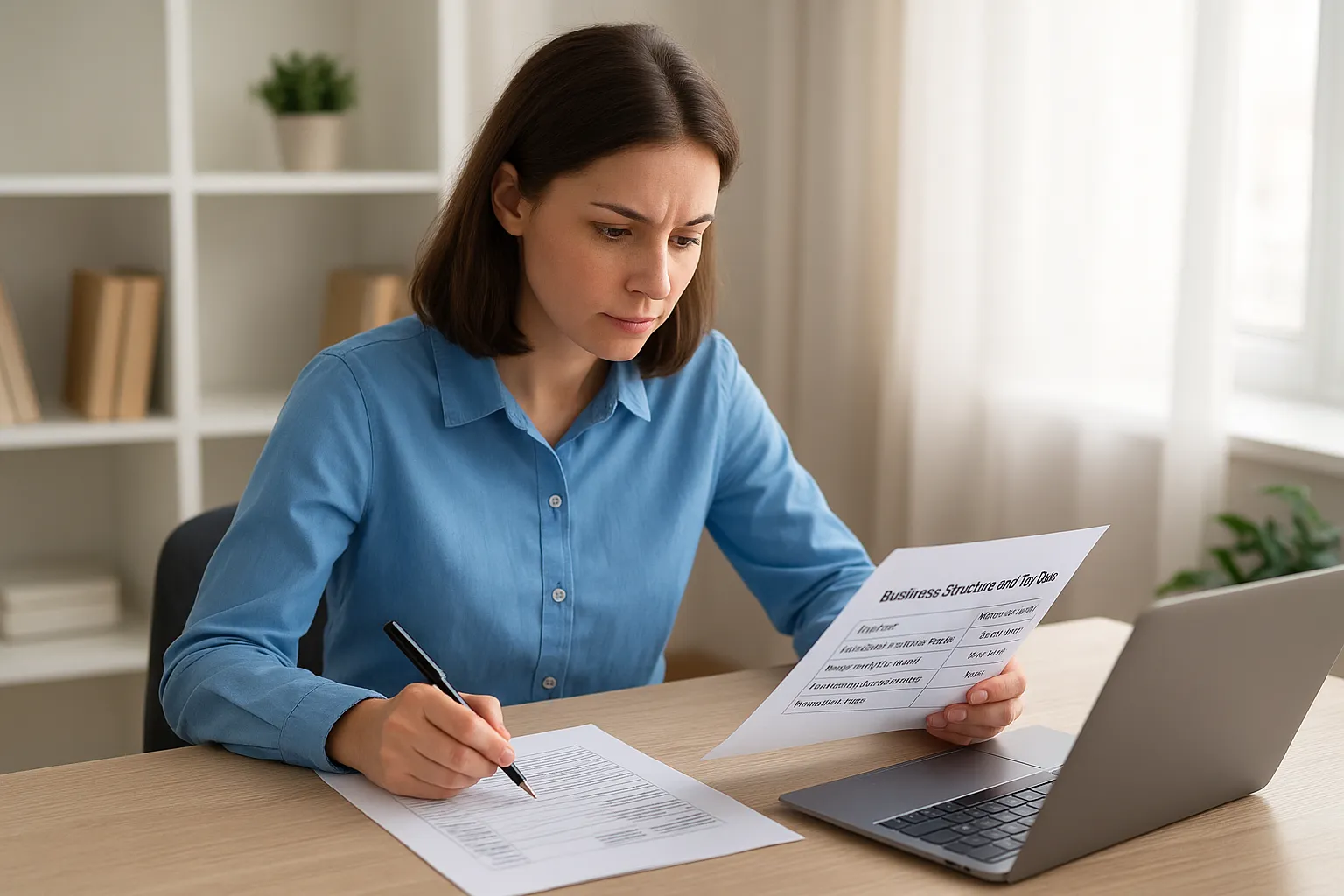 Step 1. Identify your business structure and tax rate