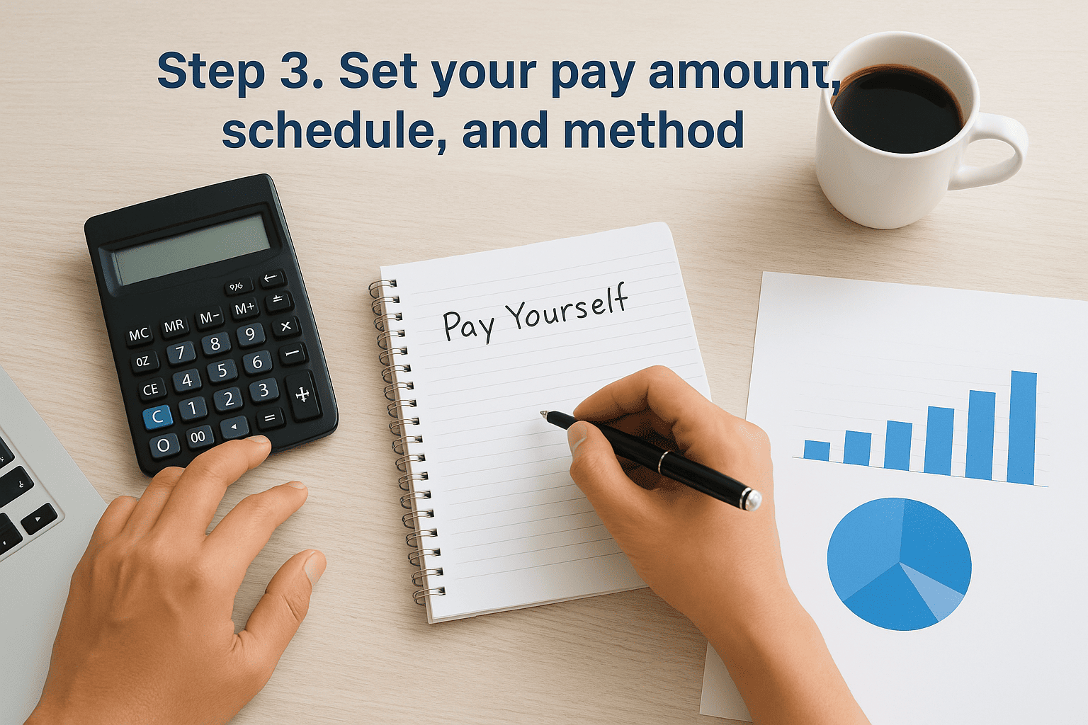 Step 3. Set your pay amount, schedule, and method