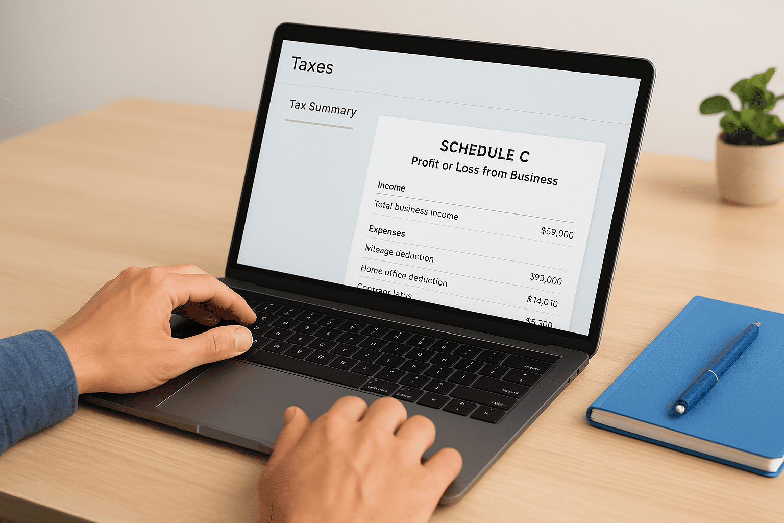 Step 6. Prep Schedule C data and export for filing