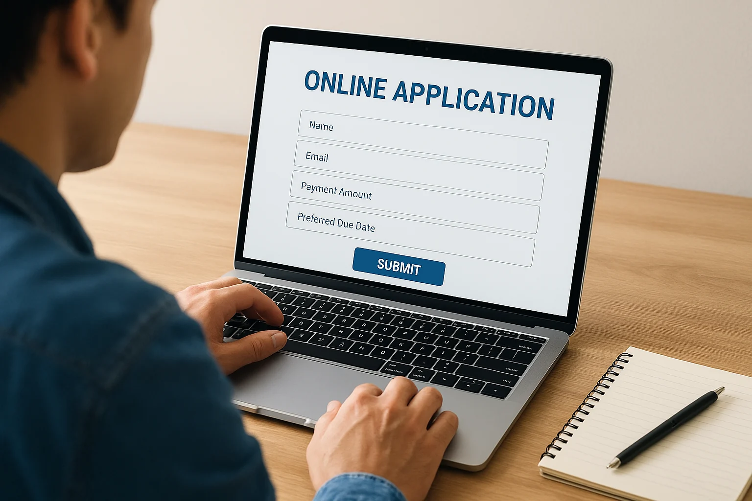 Steps to complete your application