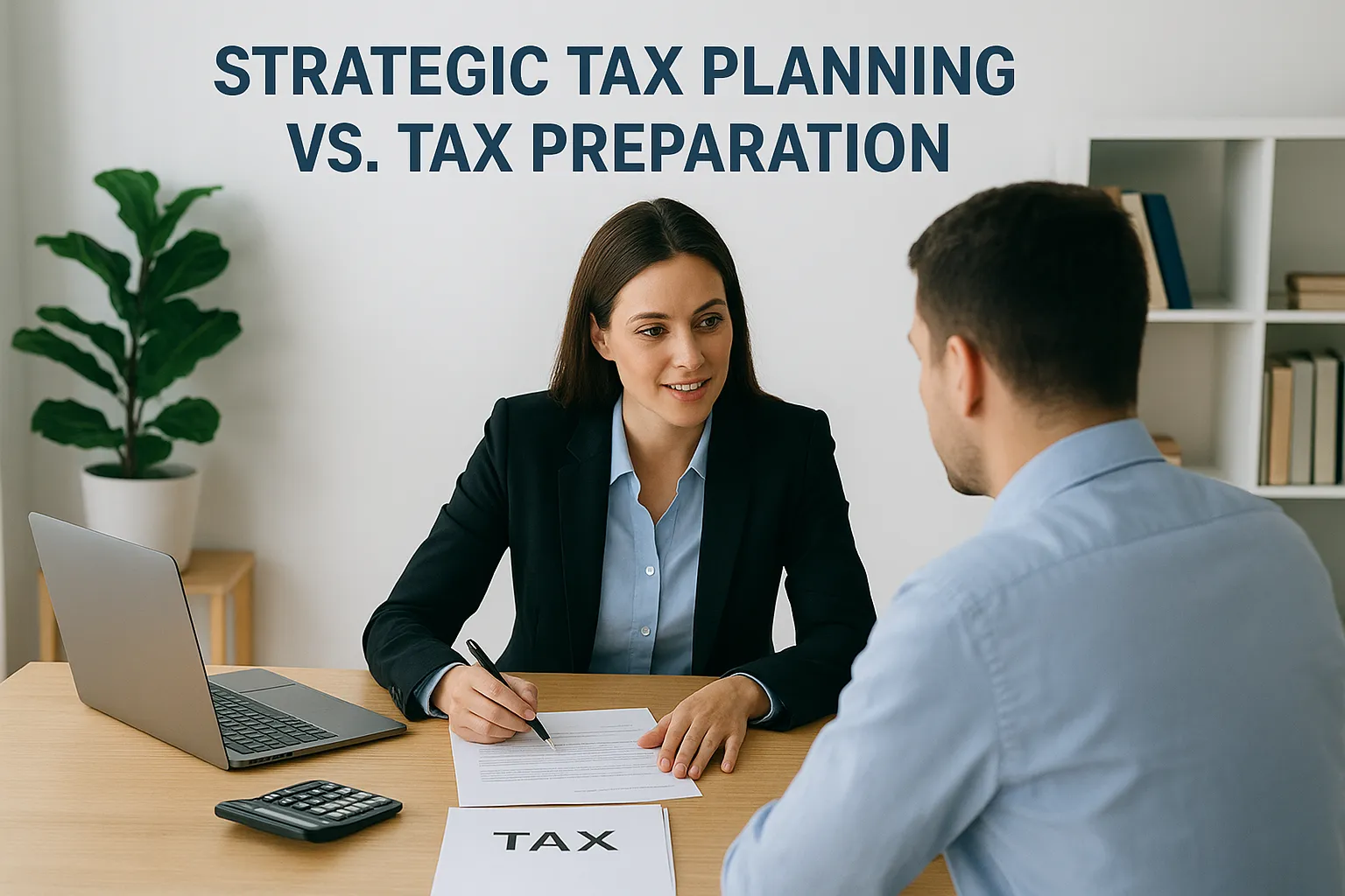 Strategic tax planning vs. tax preparation