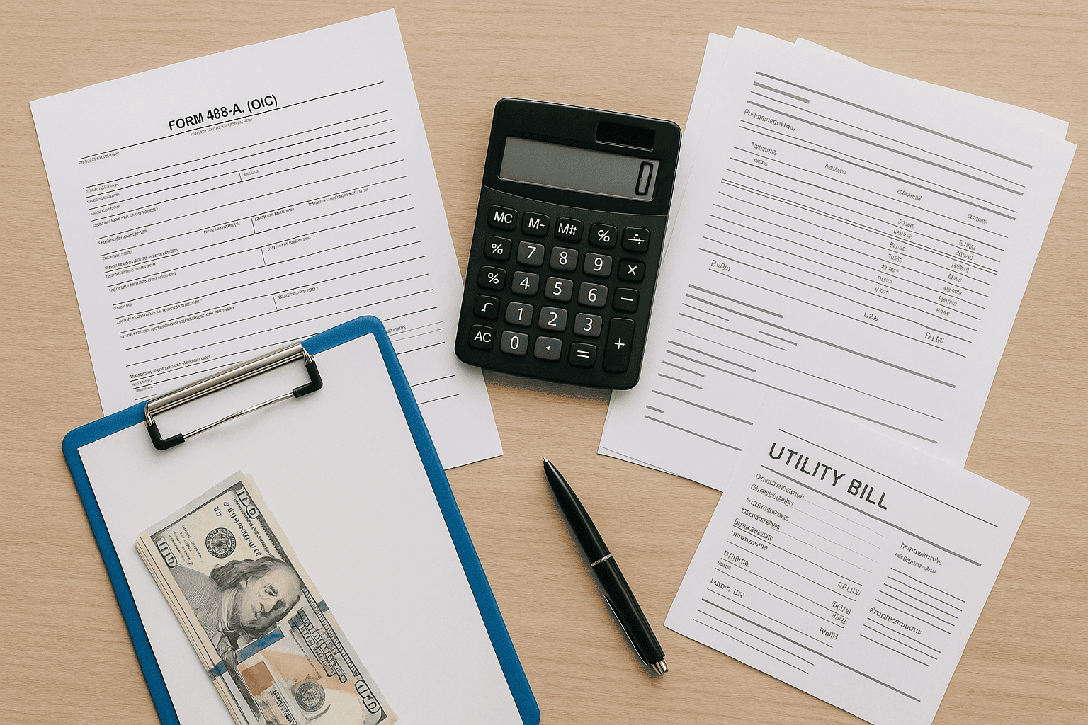 Supporting financial documents