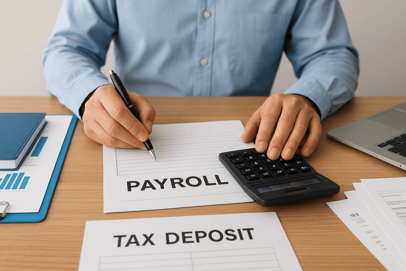 Tax deposits and payroll tax filings