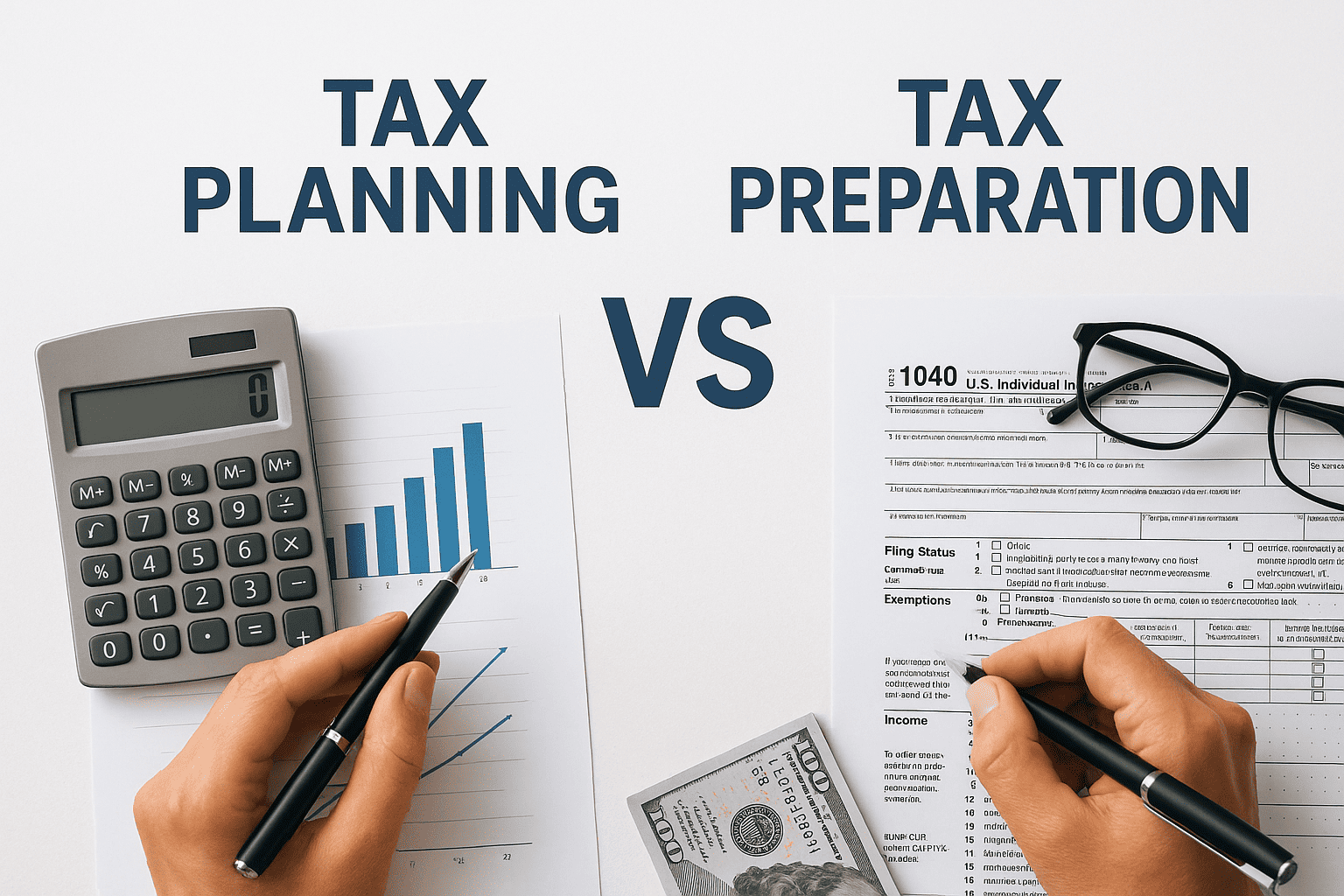 tax planning vs tax preparation
