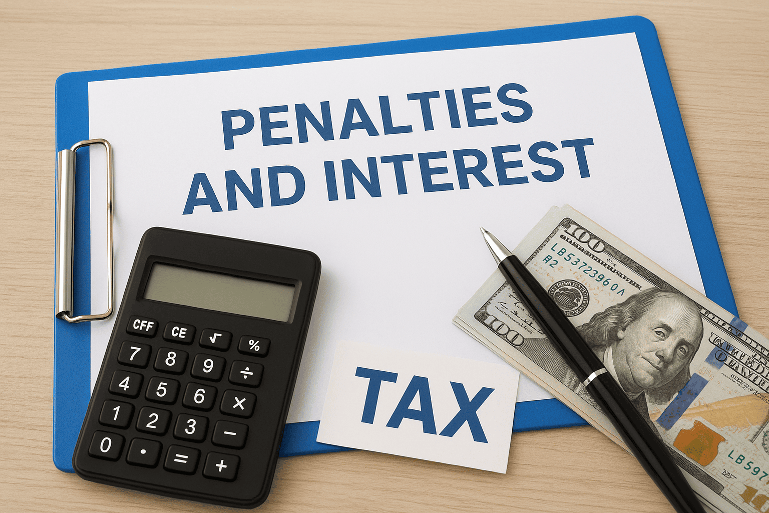 The penalties and interest that build up