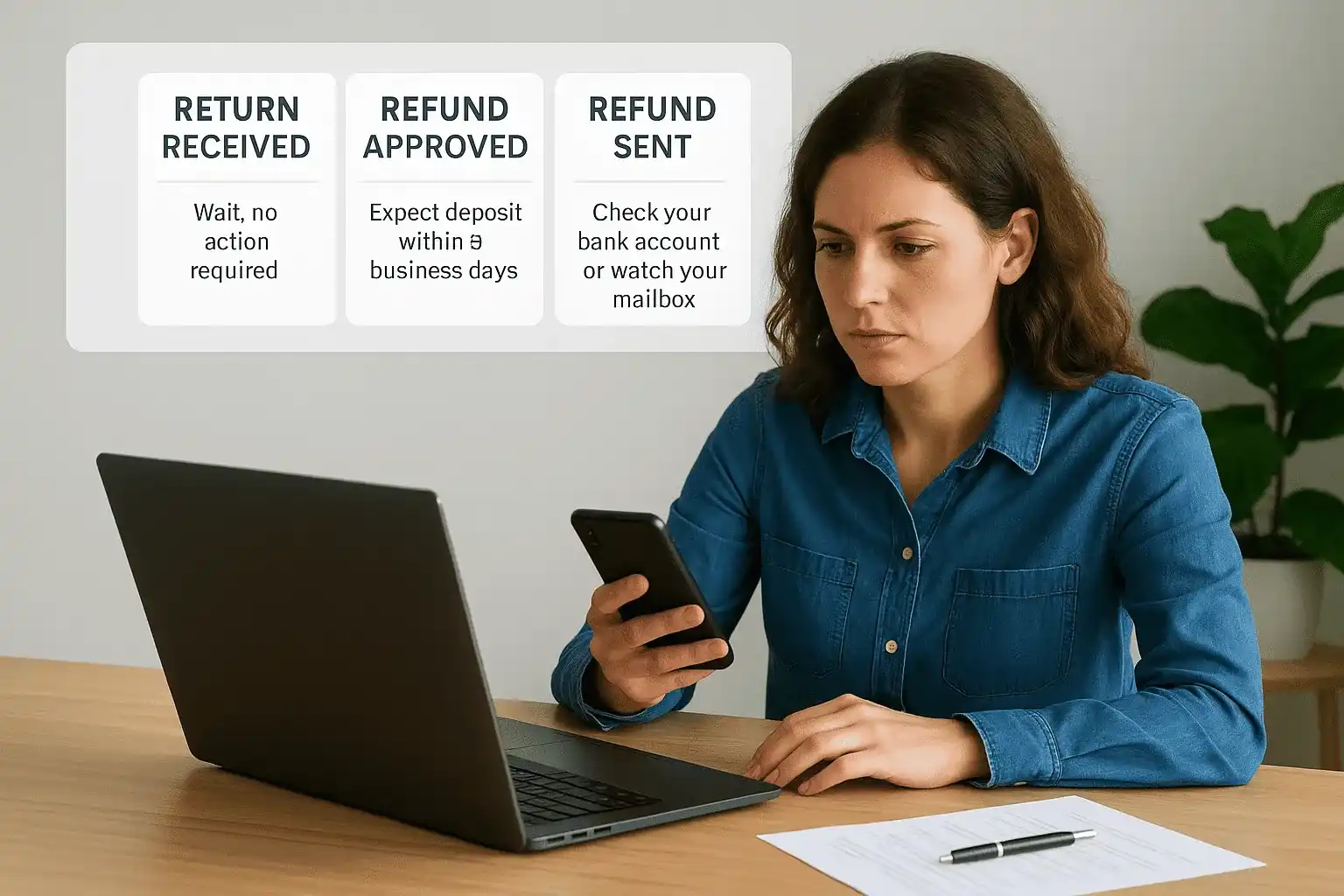 What each IRS status stage means
