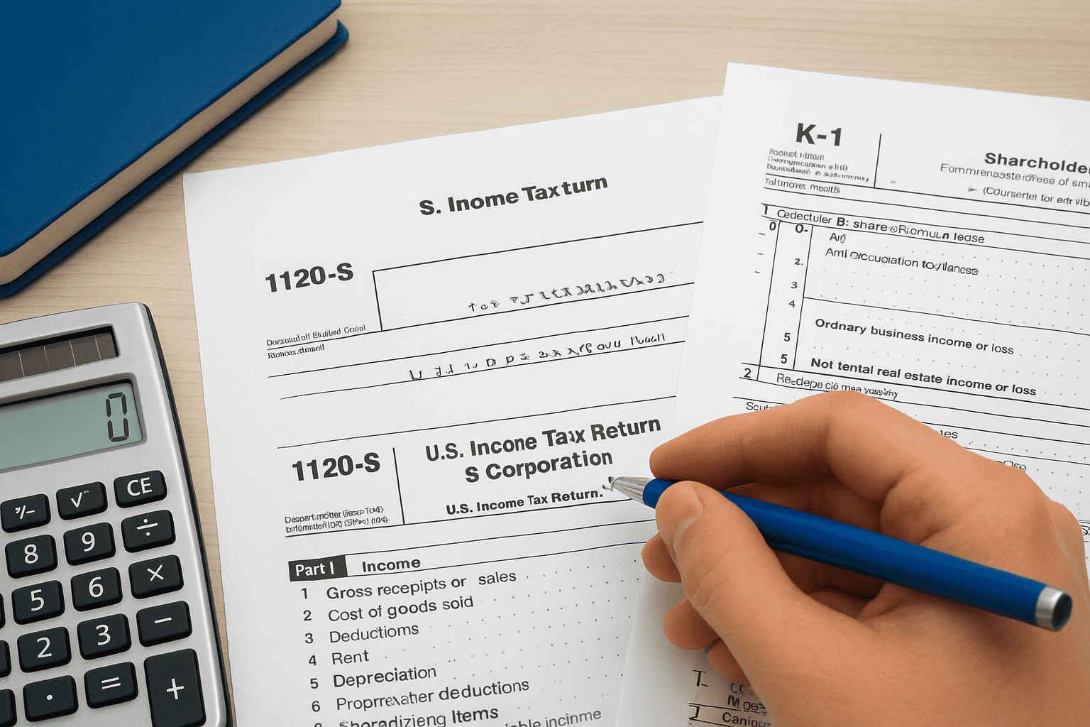 What Form 1120-S and K-1s report