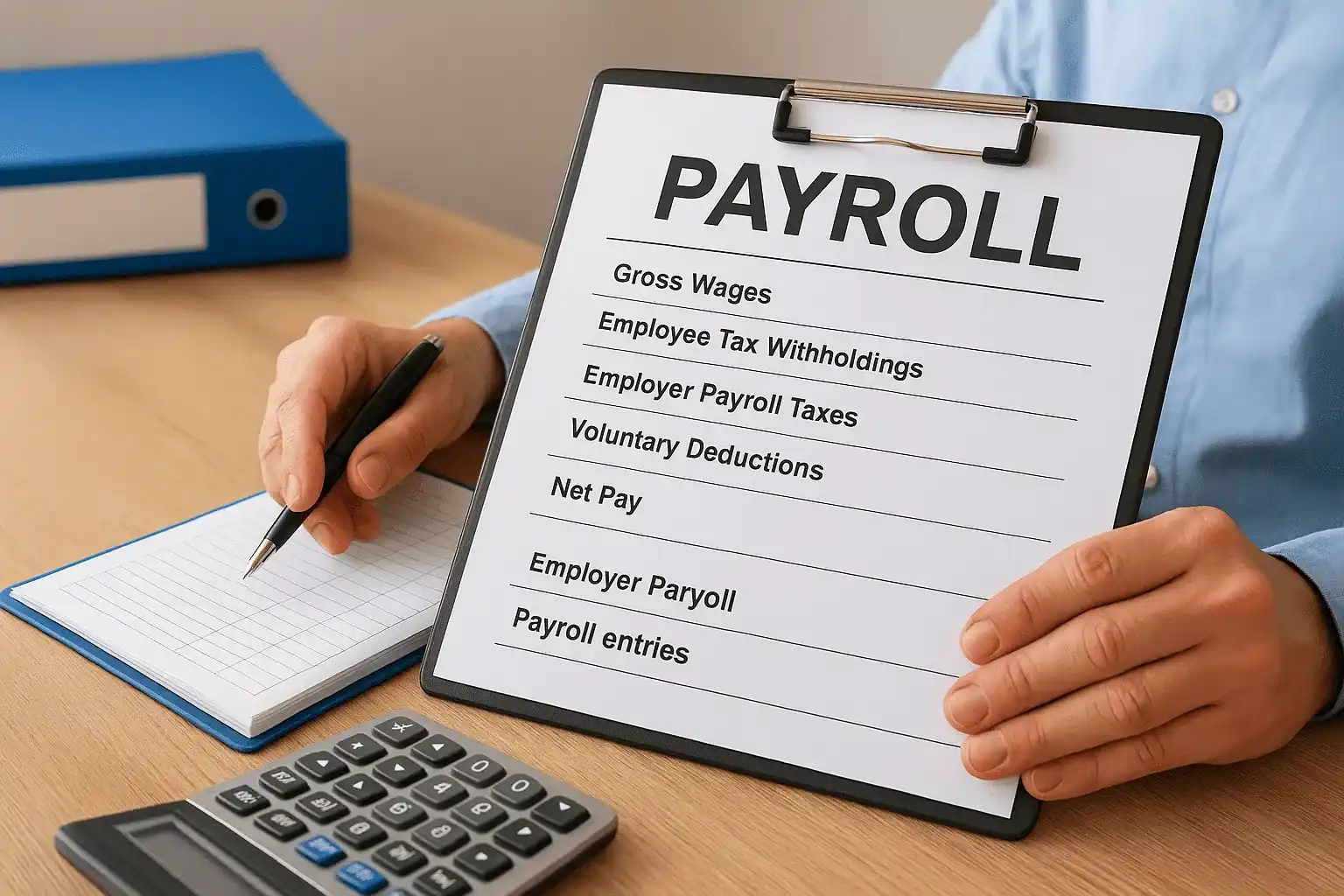 What gets captured in payroll entries