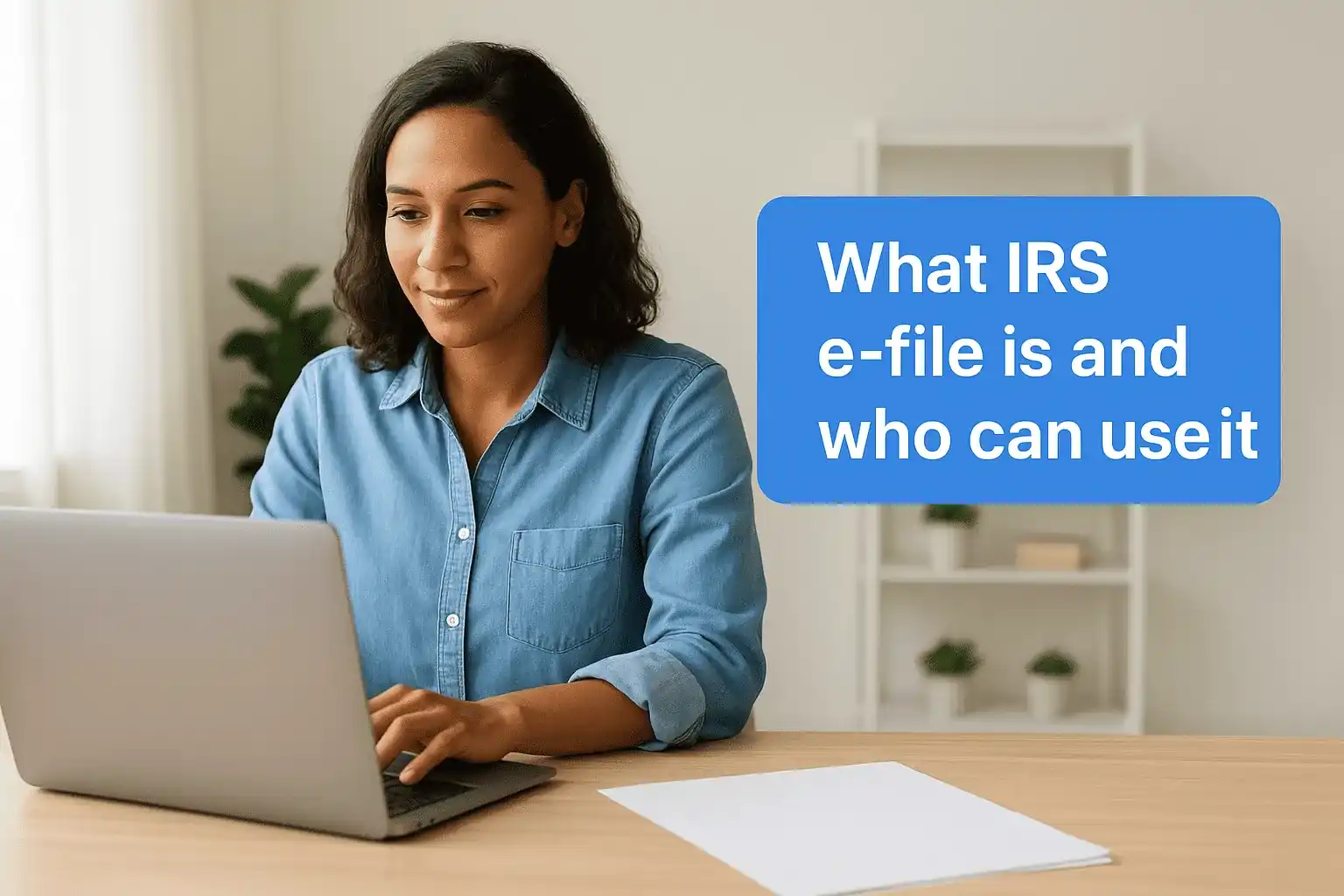 What IRS e-file is and who can use it