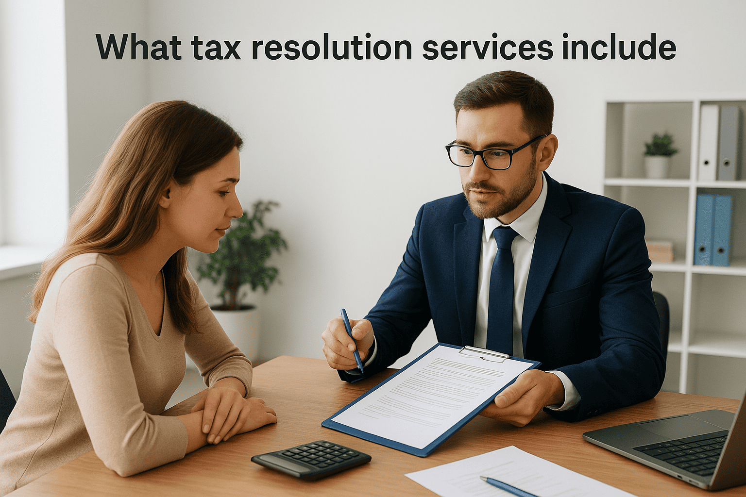 What tax resolution services include