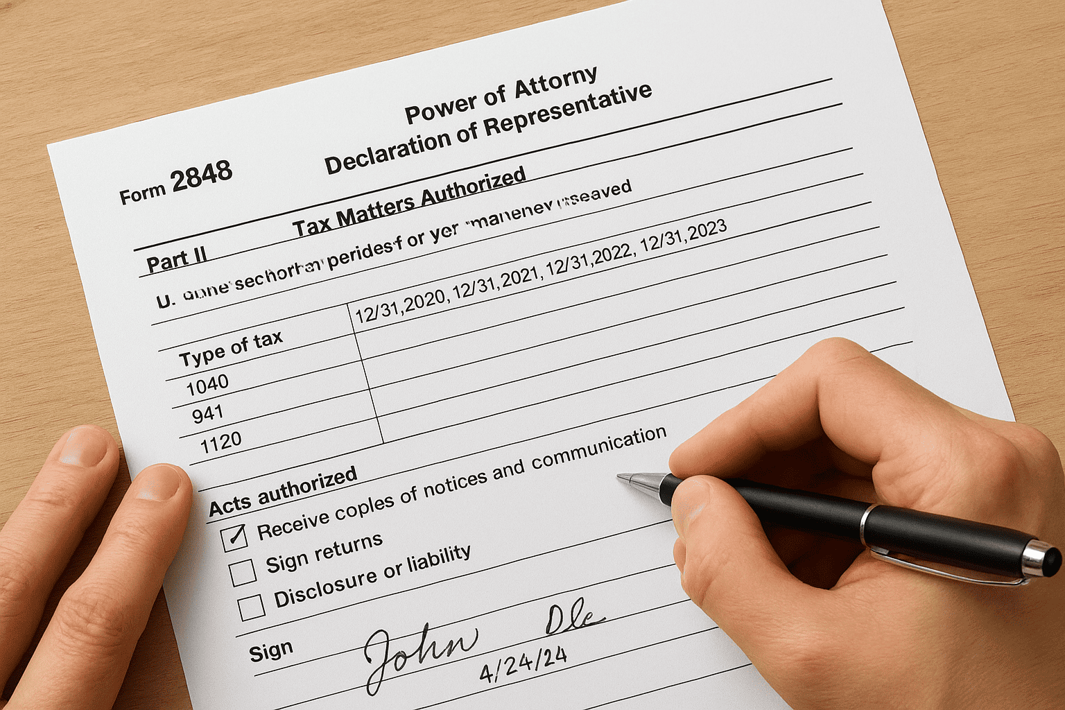 What to include in Part II