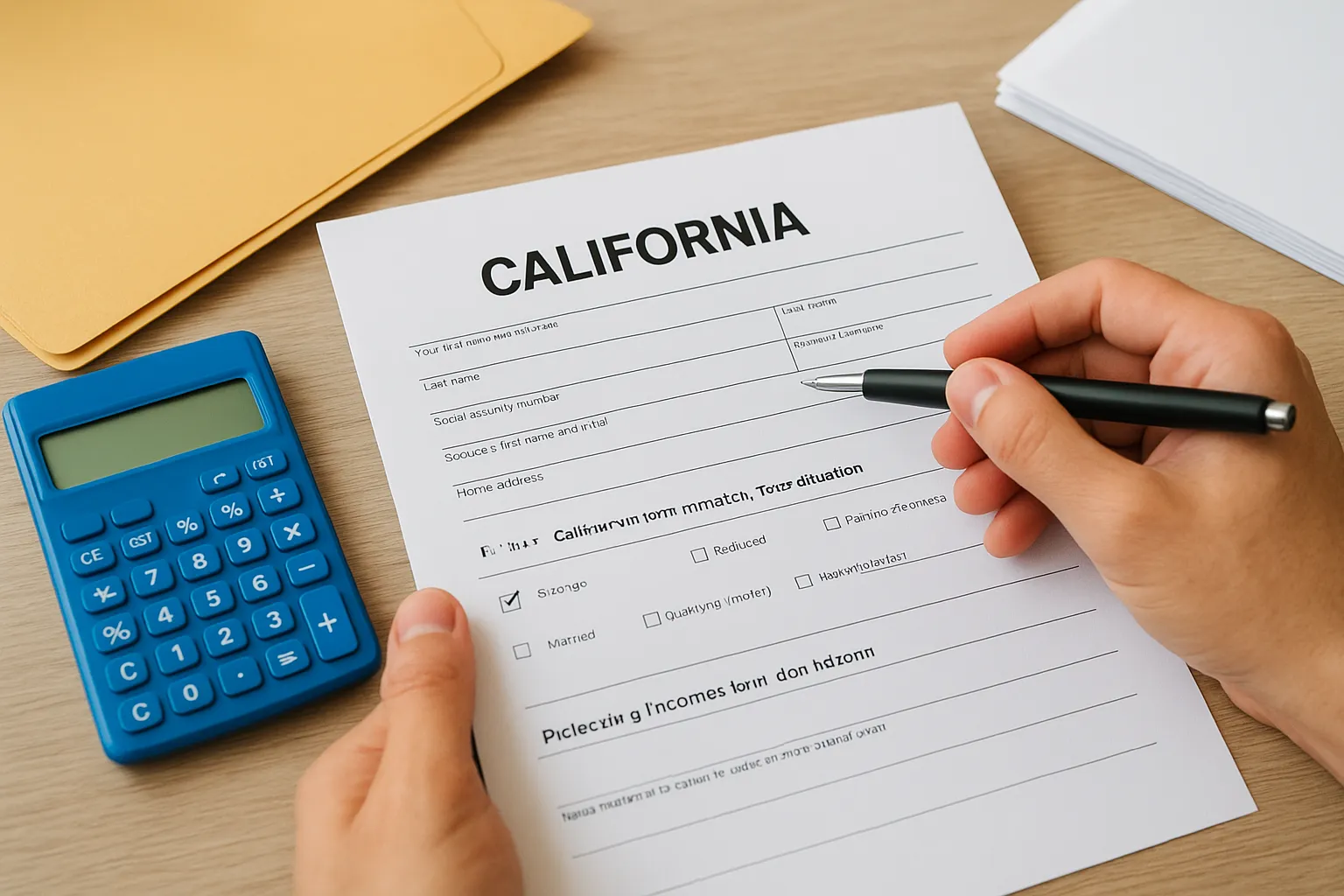 Which California form matches your situation